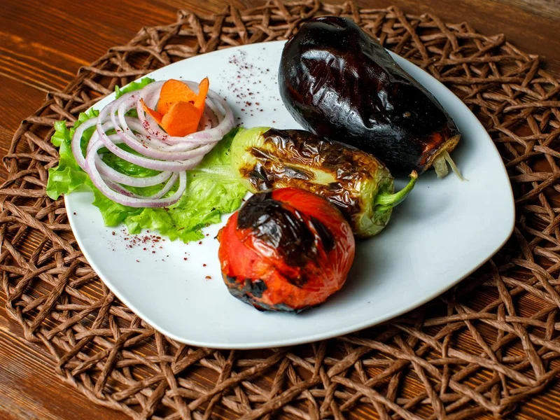 Овощи на мангале