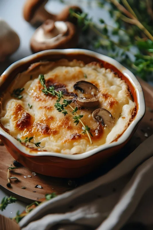 Жюльен с грибами