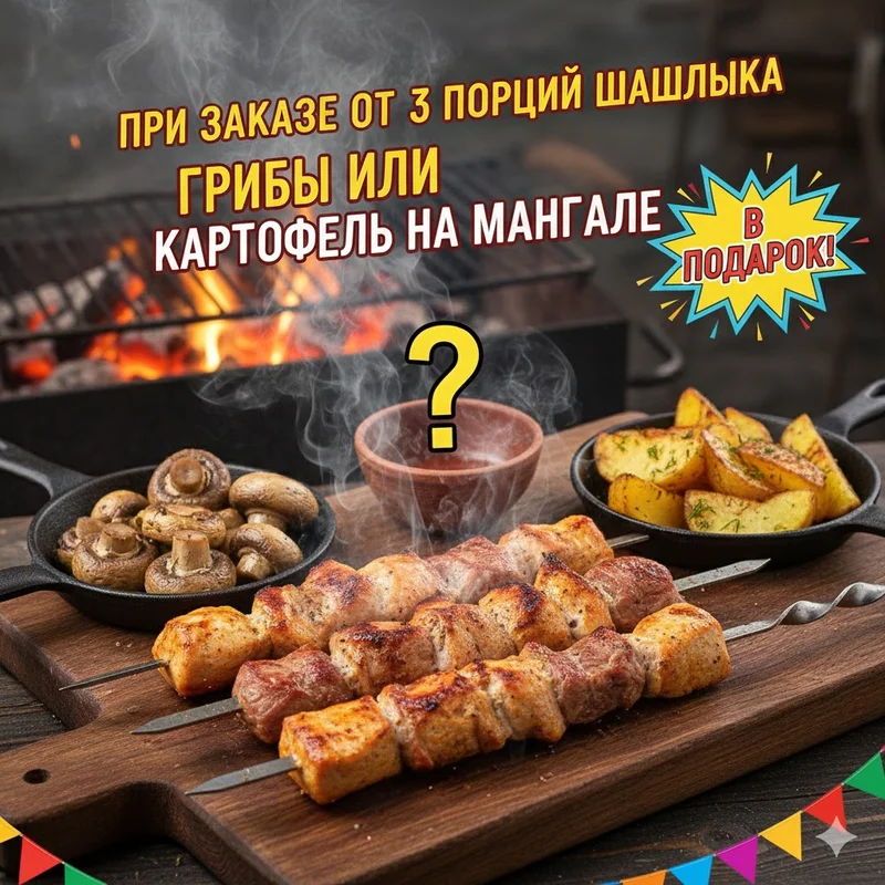 Шашлык + бонус!